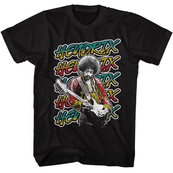 Posh M Other - Jimi Hendrix Classic Rock Vintage Music Fan Concert Tour T-Shirt 96